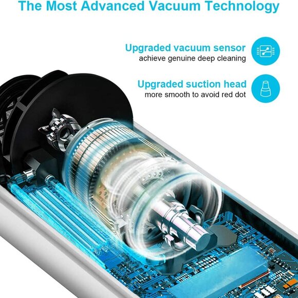 USB Pore Blackhead Remover Vacuum + Steel Blackhead Remover Pimple Popper Tool - Picture 12 of 15